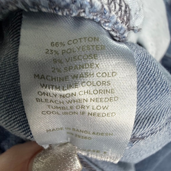 DIP Denim Womens Size 12 Blue Denim A Line Skirt Knee Length Casual EUC - Picture 4 of 7